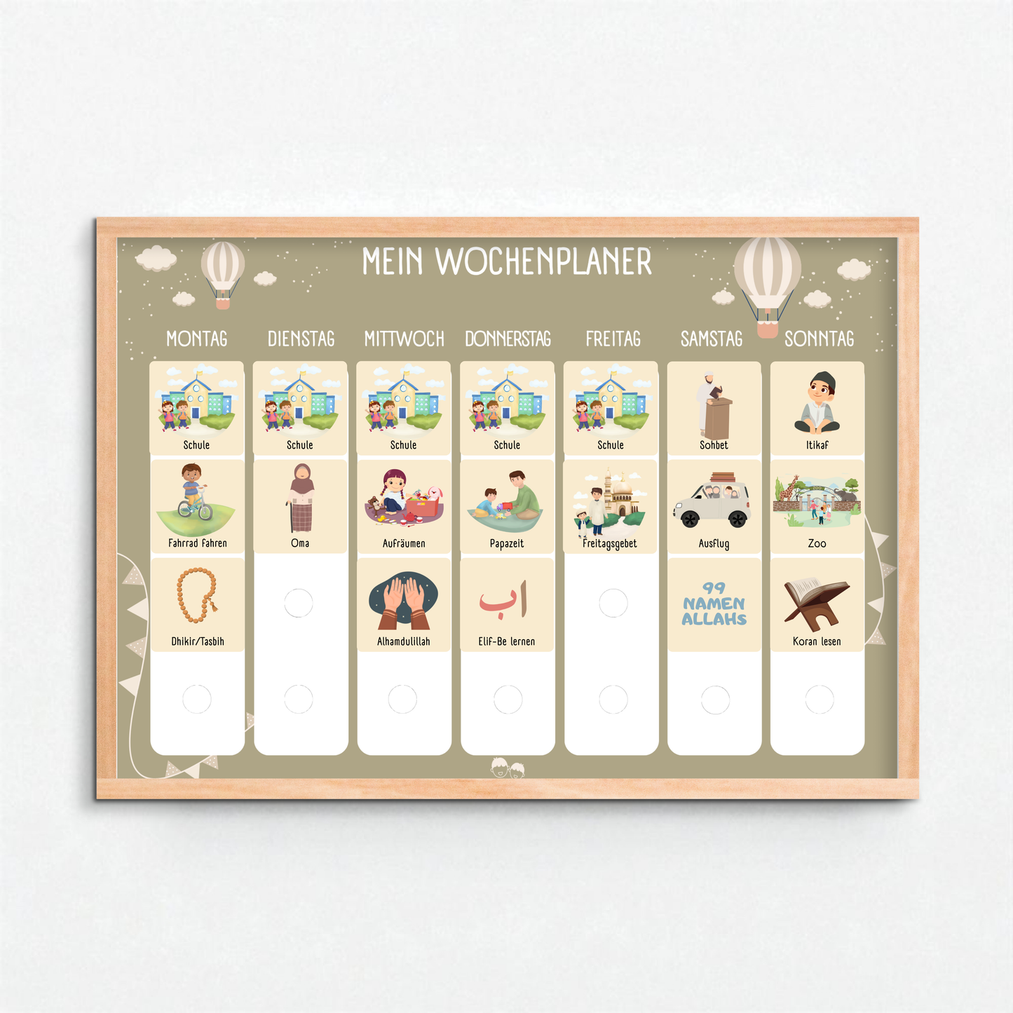 Mapimu Kids Wochenplaner DREAM