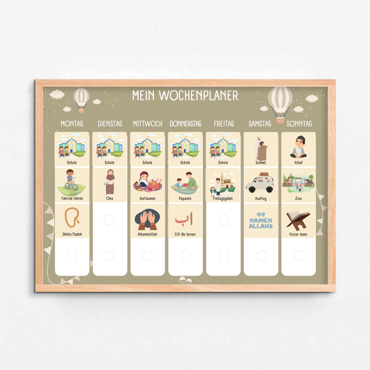 Mapimu Kids Wochenplaner DREAM