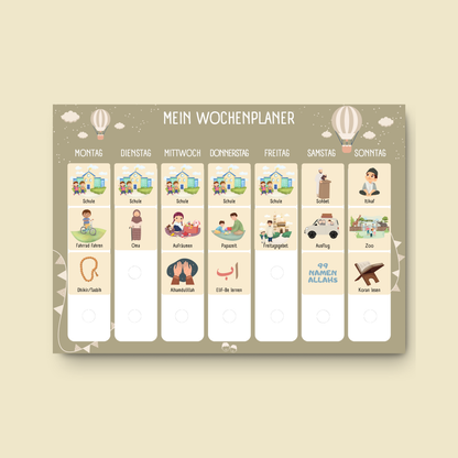 Mapimu Kids Wochenplaner DREAM