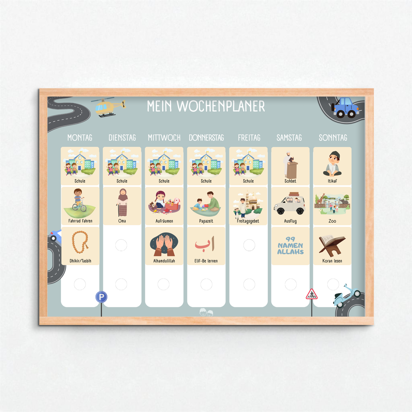 Mapimu Kids Wochenplaner CARS