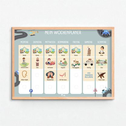Mapimu Kids Wochenplaner CARS
